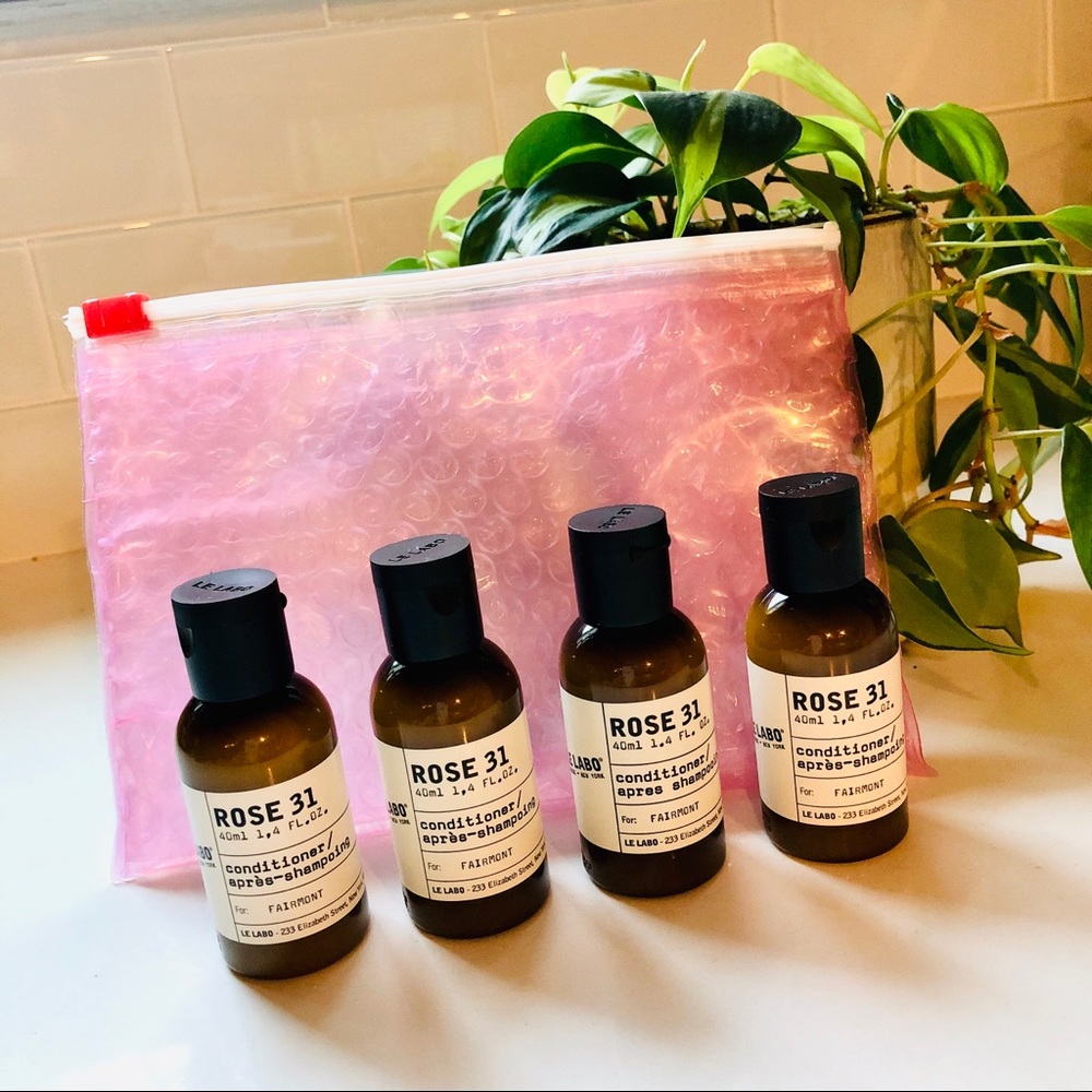 Le Labo Rose 31 conditioners & lotion-Glossier bag